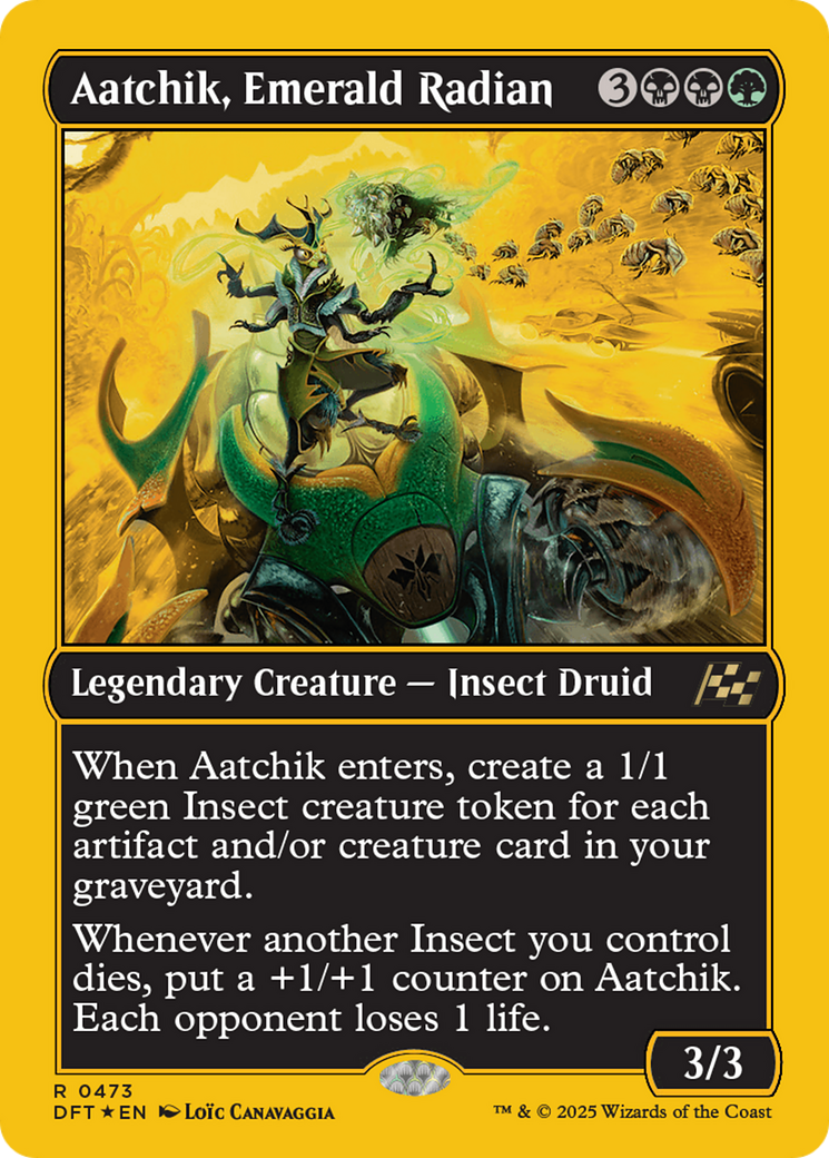 Aatchik, Emerald Radian (First-Place Foil) [Aetherdrift] - Magic: The Gathering - Card Brawlers | Quebec | Canada |