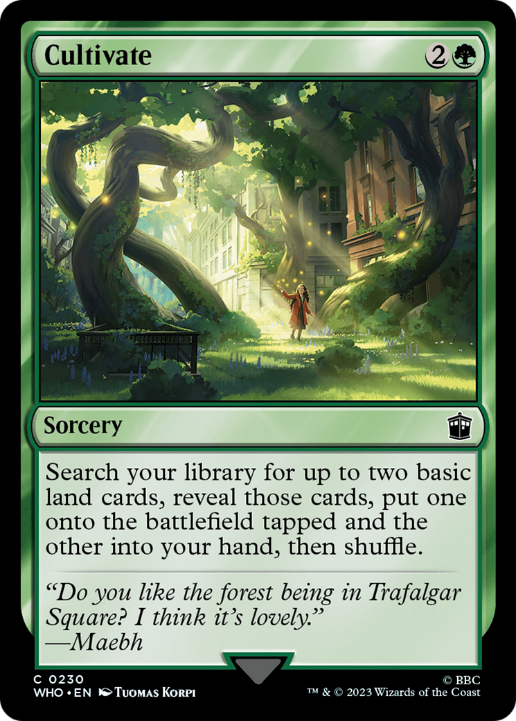 Cultivate [Doctor Who] - Magic: The Gathering - Card Brawlers | Quebec | Canada |