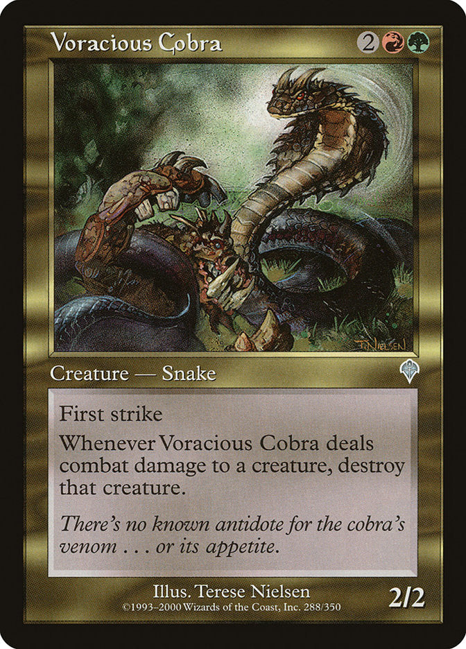 Voracious Cobra [Invasion] - Magic: The Gathering - Card Brawlers | Quebec | Canada |