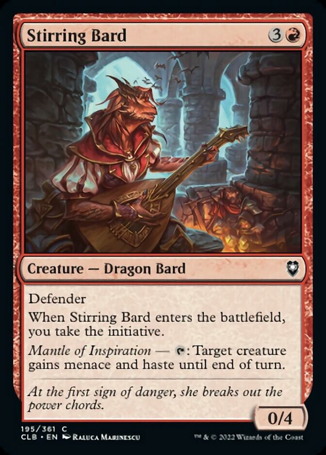 Stirring Bard [Commander Legends: Battle for Baldur's Gate] - Magic: The Gathering - Card Brawlers | Quebec | Canada |