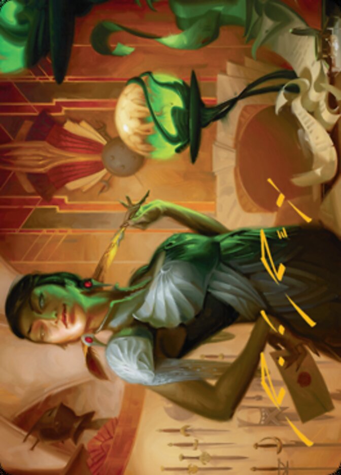 Mari, the Killing Quill Art Card (Gold-Stamped Signature) [Streets of New Capenna Art Series] - Magic: The Gathering - Card Brawlers | Quebec | Canada |
