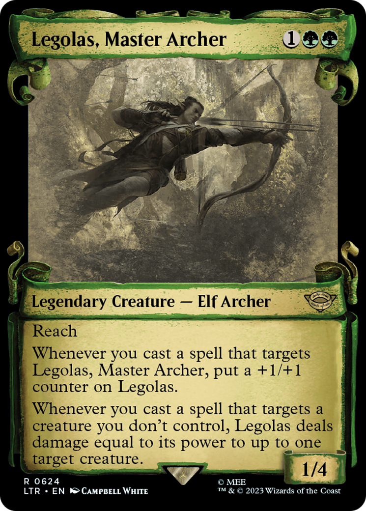 Legolas, Master Archer [The Lord of the Rings: Tales of Middle-Earth Showcase Scrolls] - Magic: The Gathering - Card Brawlers | Quebec | Canada |