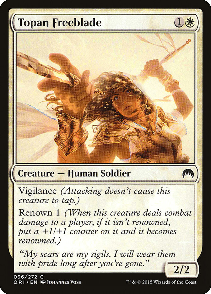Topan Freeblade [Magic Origins] - Magic: The Gathering - Card Brawlers | Quebec | Canada |