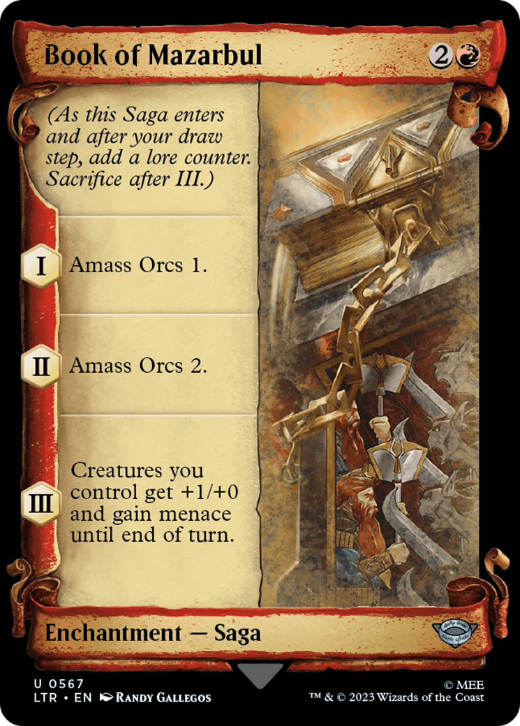 Book of Mazarbul [The Lord of the Rings: Tales of Middle-Earth Showcase Scrolls] - Magic: The Gathering - Card Brawlers | Quebec | Canada |