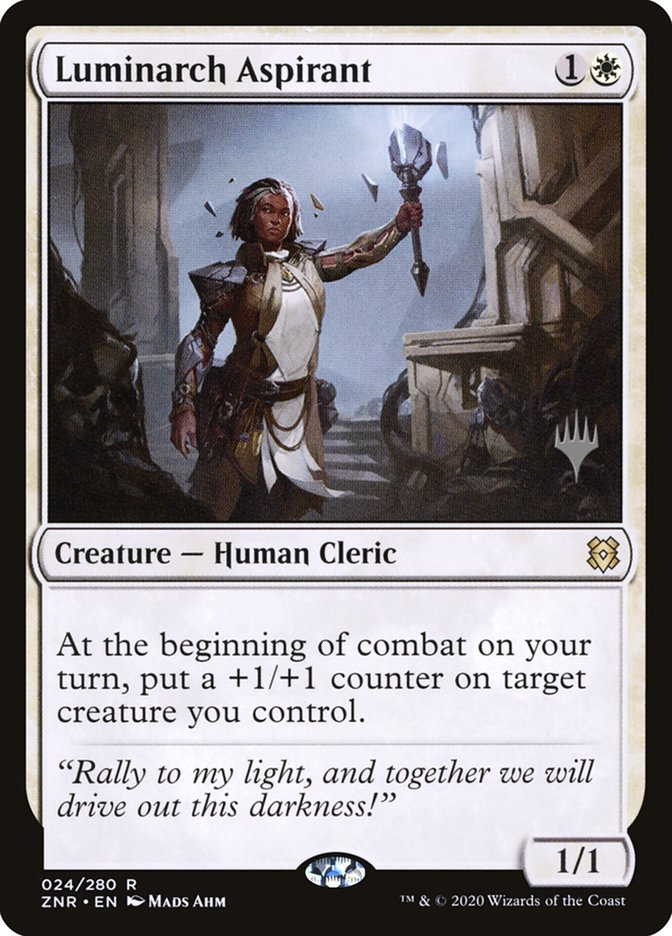Luminarch Aspirant (Promo Pack) [Zendikar Rising Promos] - Magic: The Gathering - Card Brawlers | Quebec | Canada |
