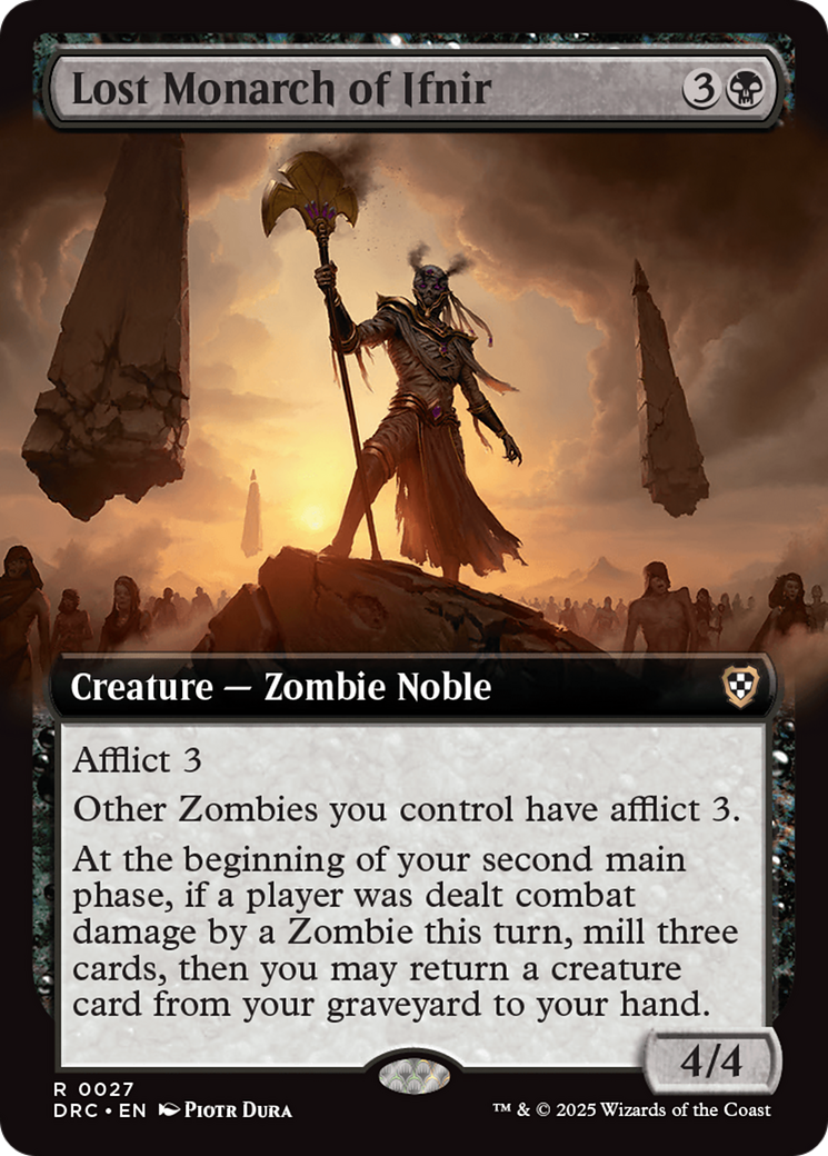 Lost Monarch of Ifnir (Extended Art) [Aetherdrift Commander] - Magic: The Gathering - Card Brawlers | Quebec | Canada |