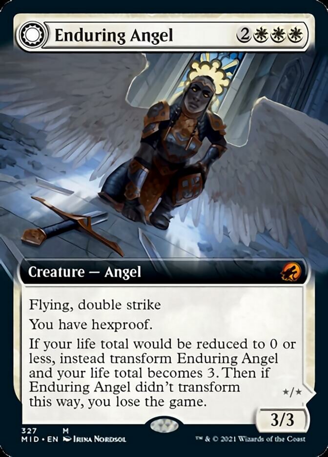 Enduring Angel // Angelic Enforcer (Extended Art) [Innistrad: Midnight Hunt] - Magic: The Gathering - Card Brawlers | Quebec | Canada |