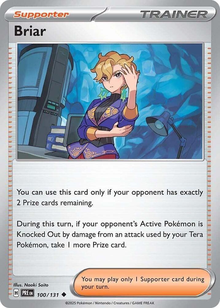 Briar (100/131) [Scarlet & Violet: Prismatic Evolutions] - Pokémon - Card Brawlers | Quebec | Canada |