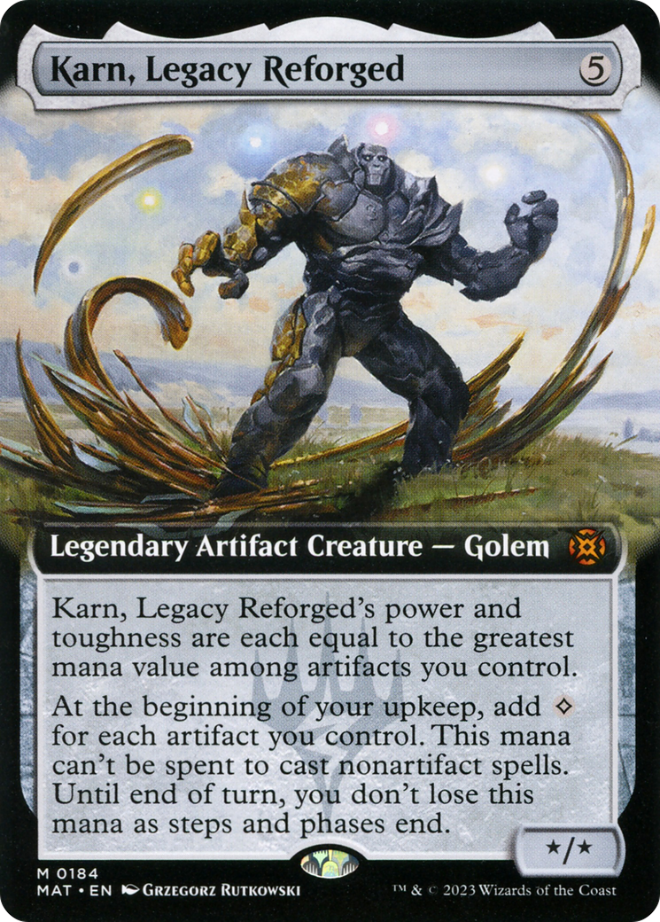 Karn, Legacy Reforged (Extended Art) [March of the Machine: The Aftermath] - Magic: The Gathering - Card Brawlers | Quebec | Canada |