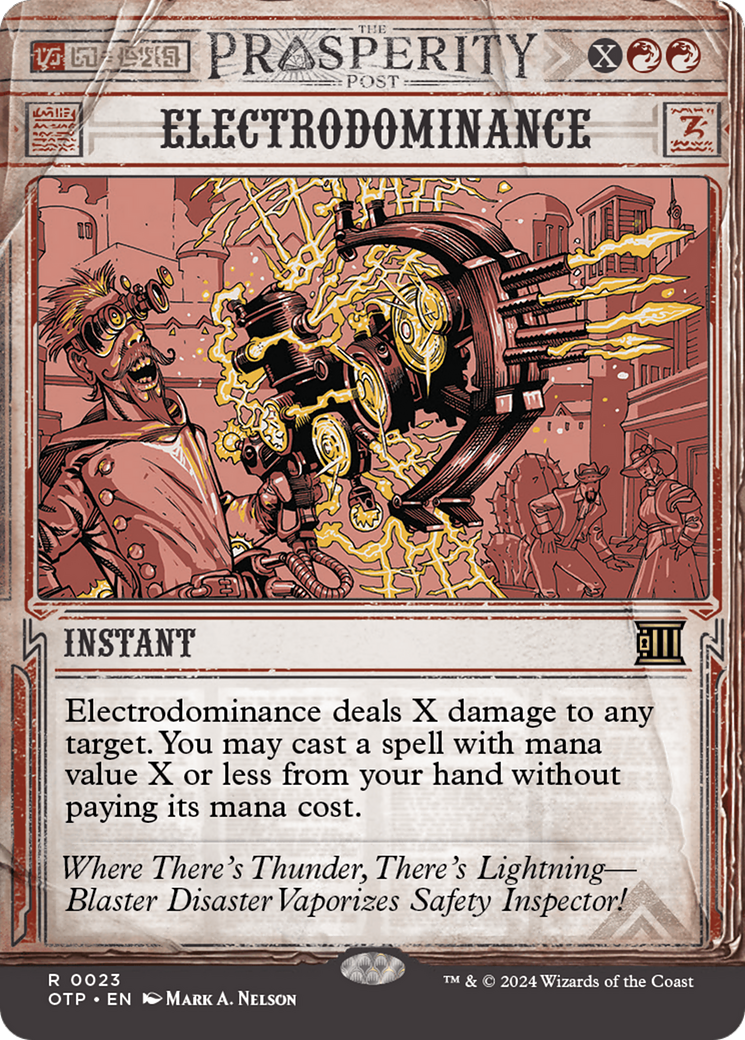 Electrodominance [Outlaws of Thunder Junction: Breaking News] - Magic: The Gathering - Card Brawlers | Quebec | Canada |