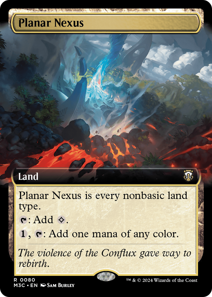 Planar Nexus (Extended Art) (Ripple Foil) [Modern Horizons 3 Commander] - Magic: The Gathering - Card Brawlers | Quebec | Canada |