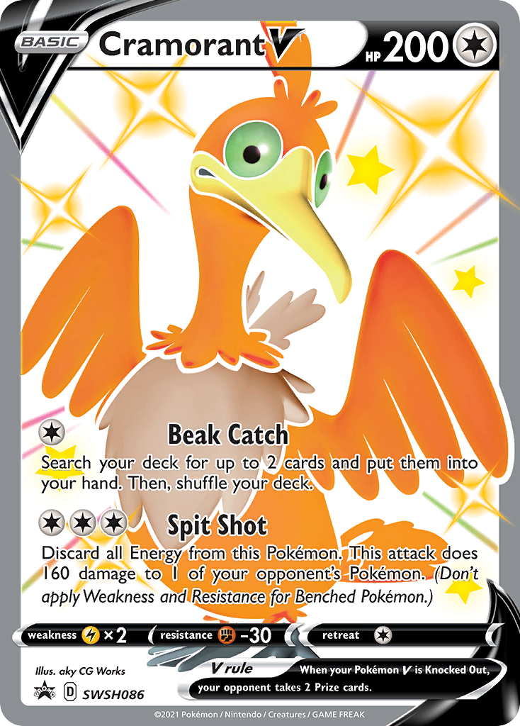 Cramorant V (SWSH086) [Sword & Shield: Black Star Promos] - Pokémon - Card Brawlers | Quebec | Canada |