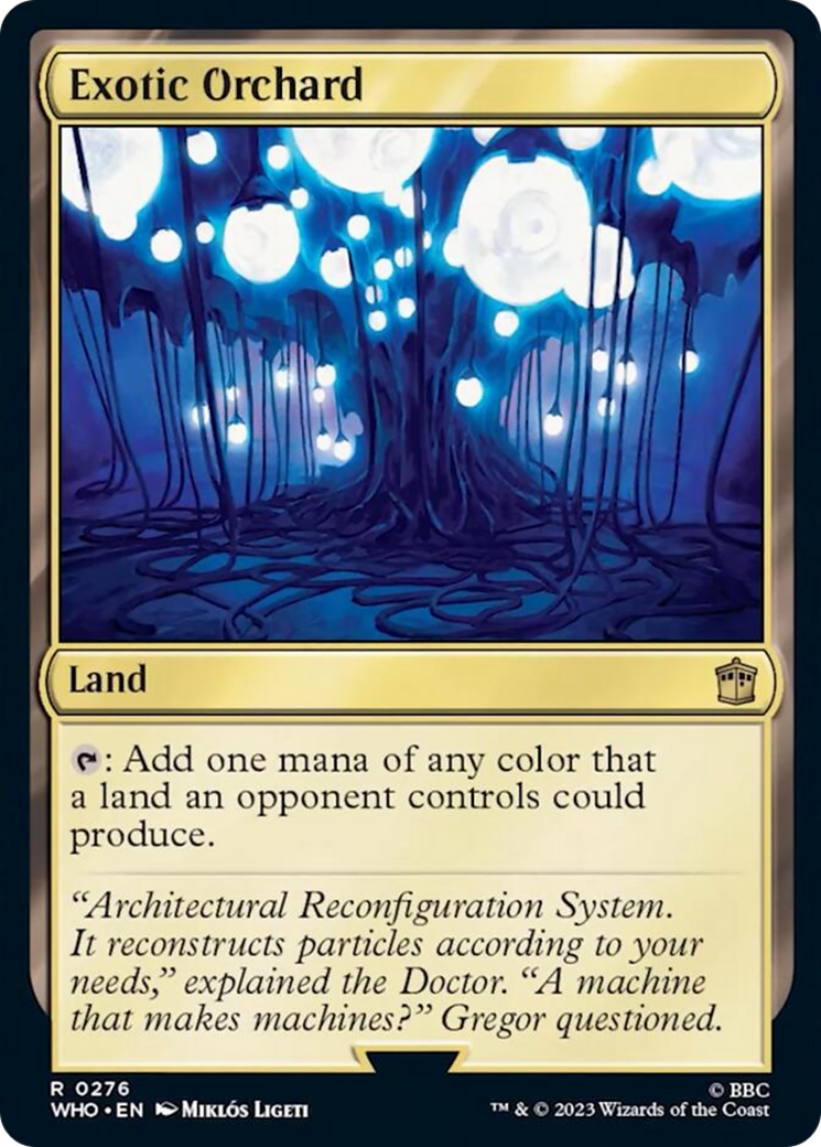 Exotic Orchard [Doctor Who] - Magic: The Gathering - Card Brawlers | Quebec | Canada |