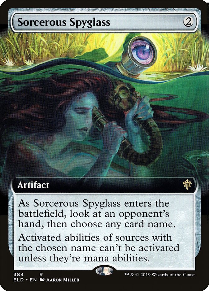 Sorcerous Spyglass (Extended Art) [Throne of Eldraine] - Magic: The Gathering - Card Brawlers | Quebec | Canada |