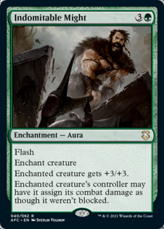 Indomitable Might [Dungeons & Dragons: Adventures in the Forgotten Realms Commander] - Magic: The Gathering - Card Brawlers | Quebec | Canada |