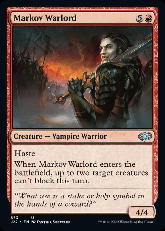 Markov Warlord [Jumpstart 2022] - Magic: The Gathering - Card Brawlers | Quebec | Canada |