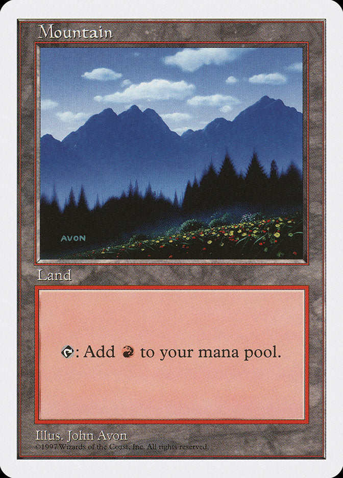 Mountain (445) [Fifth Edition] - Magic: The Gathering - Card Brawlers | Quebec | Canada |