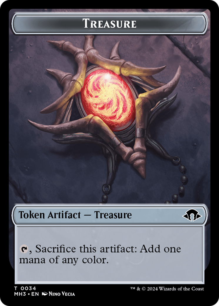 Treasure (Ripple Foil) // Copy Double-Sided Token [Modern Horizons 3 Tokens] - Magic: The Gathering - Card Brawlers | Quebec | Canada |