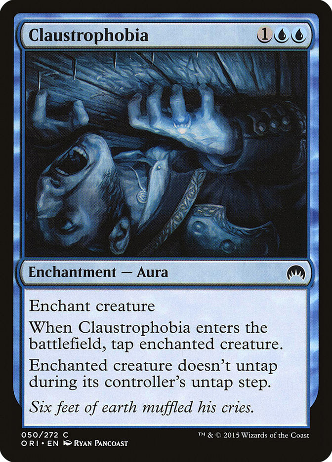 Claustrophobia [Magic Origins] - Magic: The Gathering - Card Brawlers | Quebec | Canada |