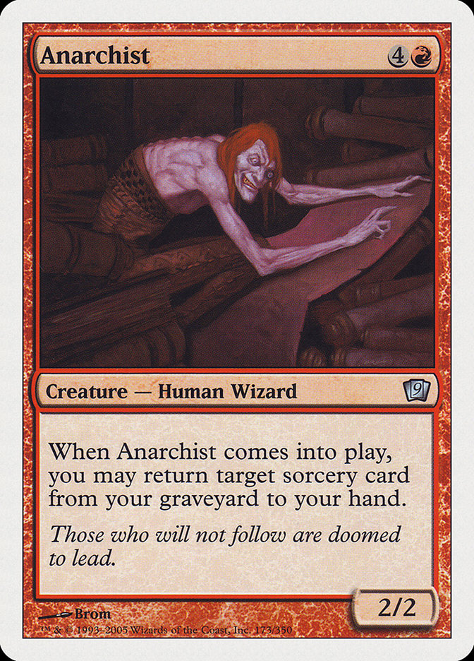 Anarchist [Ninth Edition] - Magic: The Gathering - Card Brawlers | Quebec | Canada |