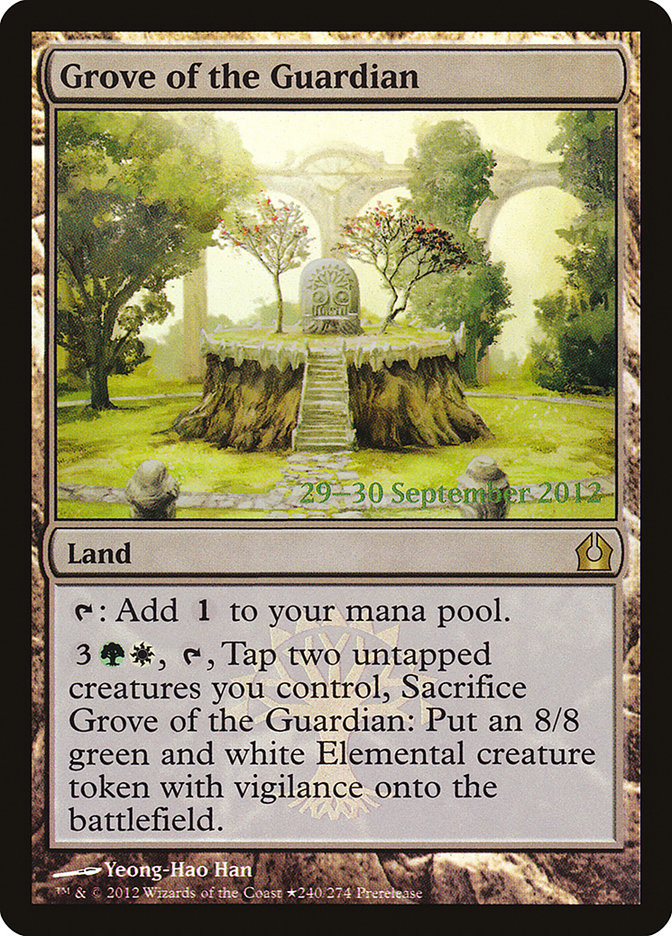 Grove of the Guardian [Return to Ravnica Prerelease Promos] - Magic: The Gathering - Card Brawlers | Quebec | Canada |