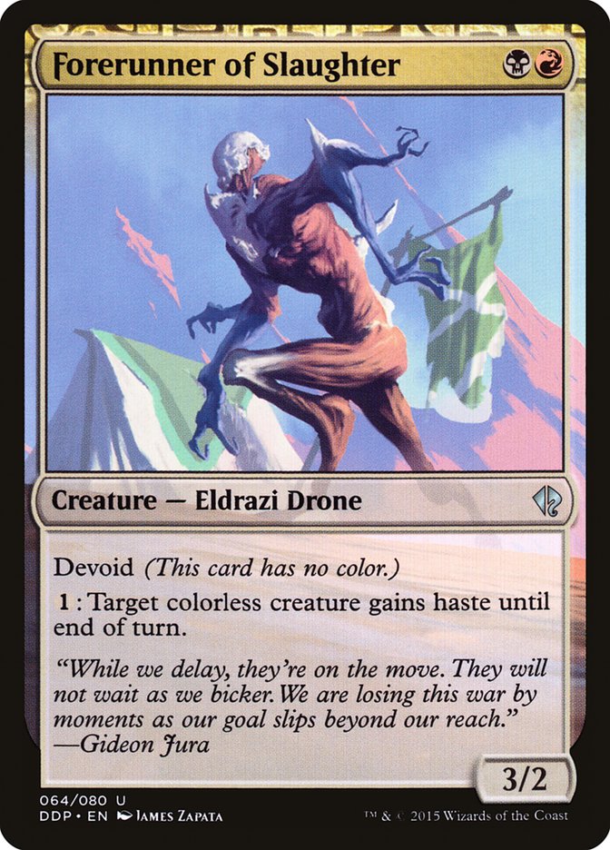 Forerunner of Slaughter [Duel Decks: Zendikar vs. Eldrazi] - Magic: The Gathering - Card Brawlers | Quebec | Canada |