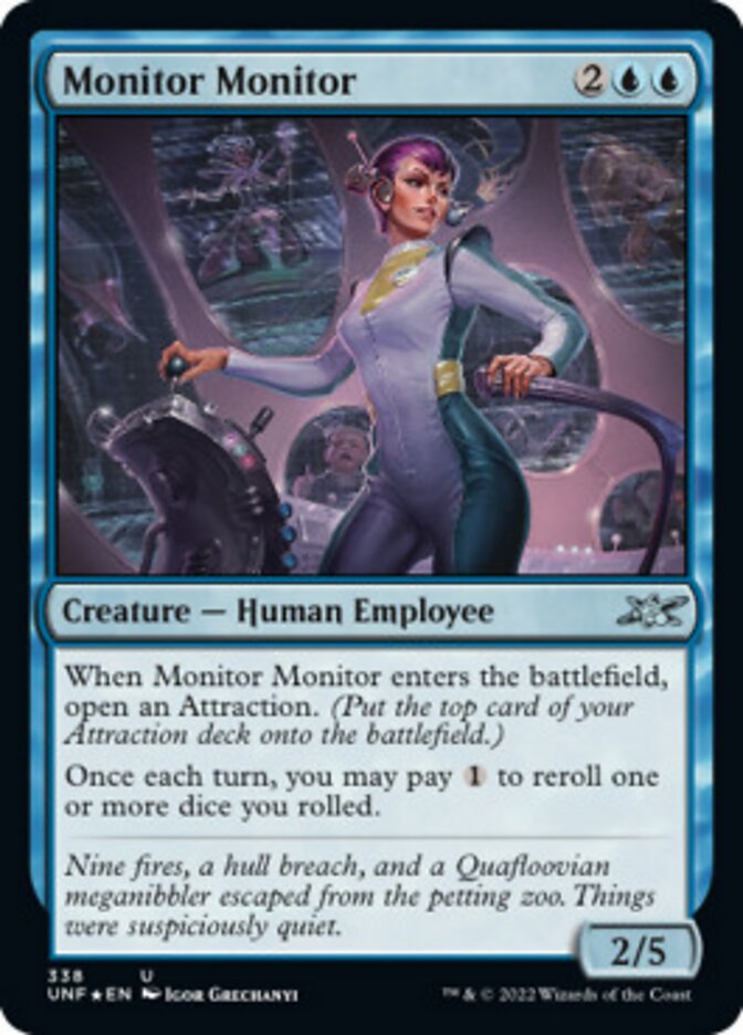Monitor Monitor (Galaxy Foil) [Unfinity] - Magic: The Gathering - Card Brawlers | Quebec | Canada |