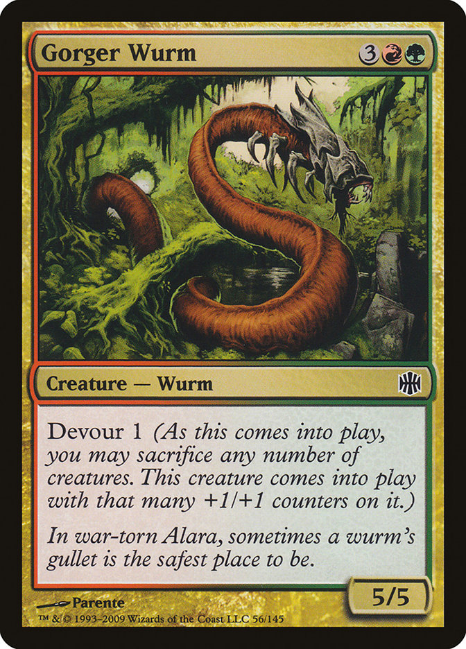Gorger Wurm [Alara Reborn] - Magic: The Gathering - Card Brawlers | Quebec | Canada |