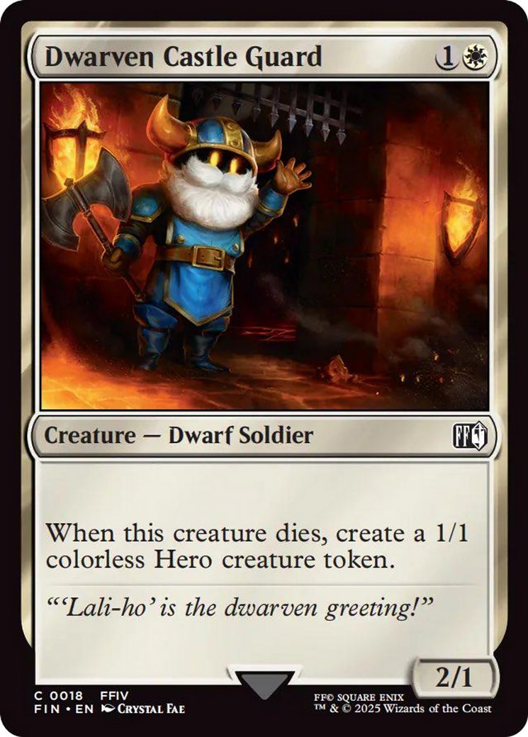 Dwarven Castle Guard [FINAL FANTASY] - Magic: The Gathering - Card Brawlers | Quebec | Canada |