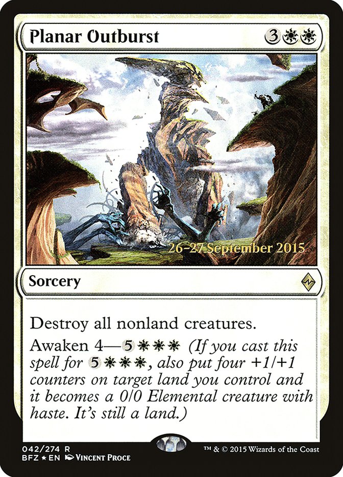 Planar Outburst [Battle for Zendikar Prerelease Promos] - Magic: The Gathering - Card Brawlers | Quebec | Canada |