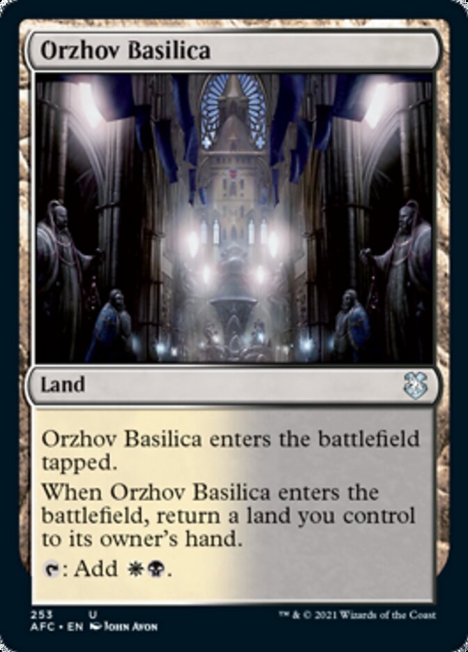 Orzhov Basilica [Dungeons & Dragons: Adventures in the Forgotten Realms Commander] - Magic: The Gathering - Card Brawlers | Quebec | Canada |