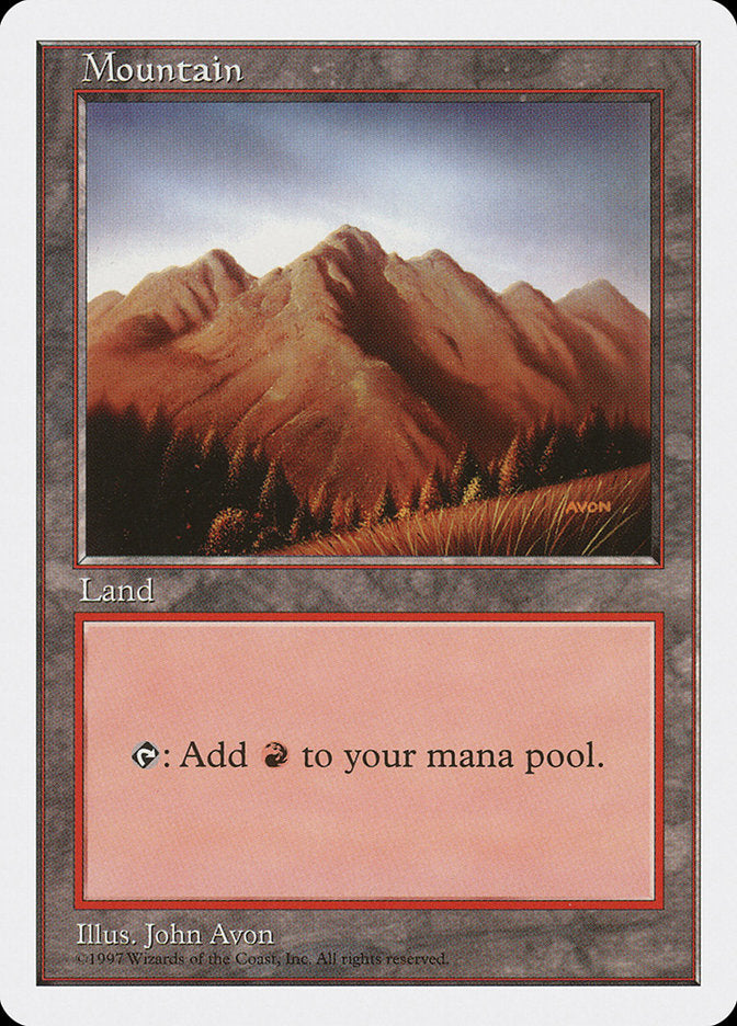 Mountain (444) [Fifth Edition] - Magic: The Gathering - Card Brawlers | Quebec | Canada |