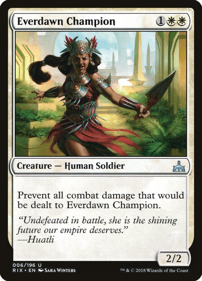 Everdawn Champion [Rivals of Ixalan] - Magic: The Gathering - Card Brawlers | Quebec | Canada |