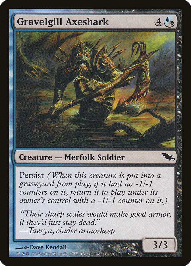 Gravelgill Axeshark [Shadowmoor] - Magic: The Gathering - Card Brawlers | Quebec | Canada |