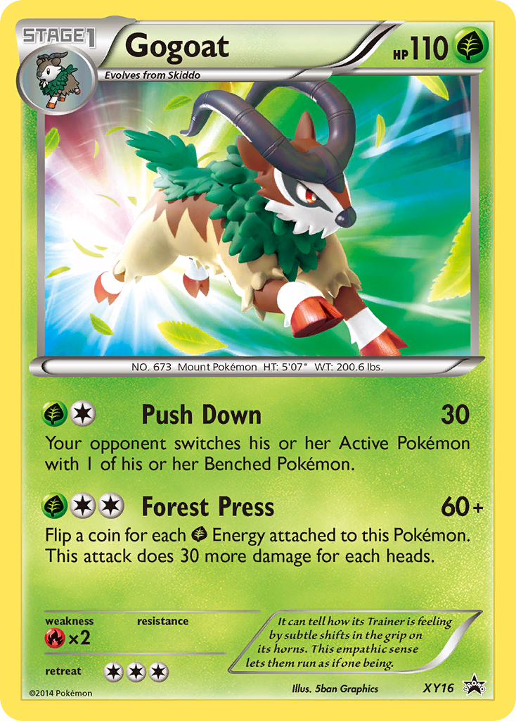Gogoat (XY16) [XY: Black Star Promos] - Pokémon - Card Brawlers | Quebec | Canada |