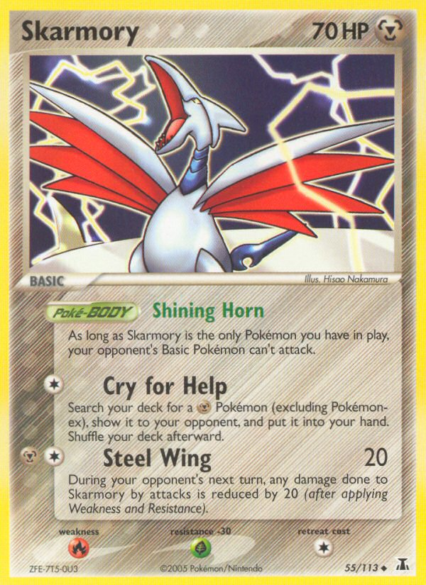 Skarmory (55/113) [EX: Delta Species] - Pokémon - Card Brawlers | Quebec | Canada |
