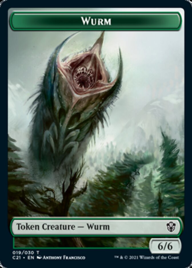 Wurm // Kraken Double-Sided Token [Commander 2021 Tokens] - Magic: The Gathering - Card Brawlers | Quebec | Canada |