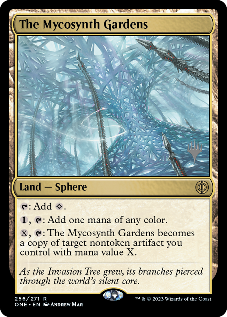 The Mycosynth Gardens (Promo Pack) [Phyrexia: All Will Be One Promos] - Magic: The Gathering - Card Brawlers | Quebec | Canada |