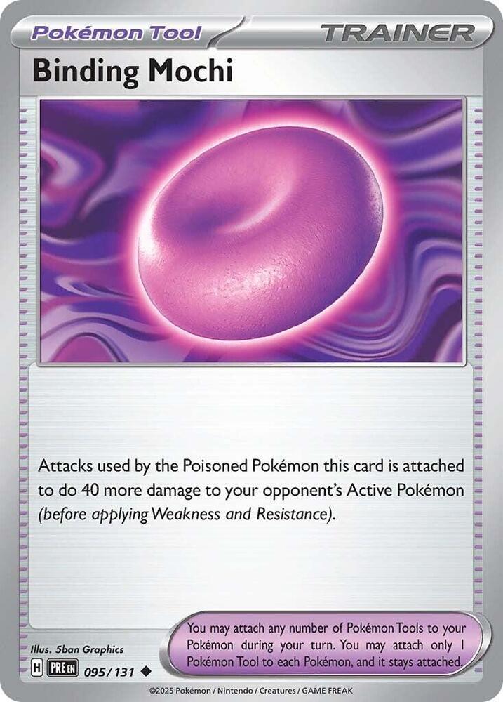 Binding Mochi (095/131) [Scarlet & Violet: Prismatic Evolutions] - Pokémon - Card Brawlers | Quebec | Canada |