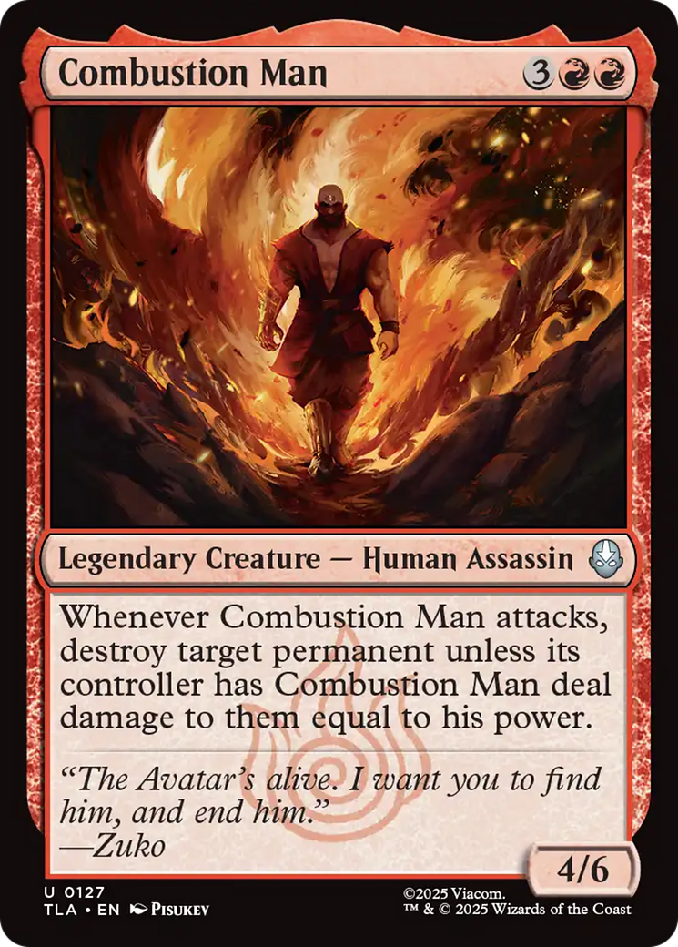 Combustion Man [Avatar: The Last Airbender] - Magic: The Gathering - Card Brawlers | Quebec | Canada |