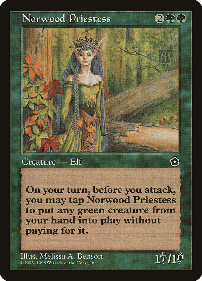 Norwood Priestess [Portal Second Age] - Magic: The Gathering - Card Brawlers | Quebec | Canada |