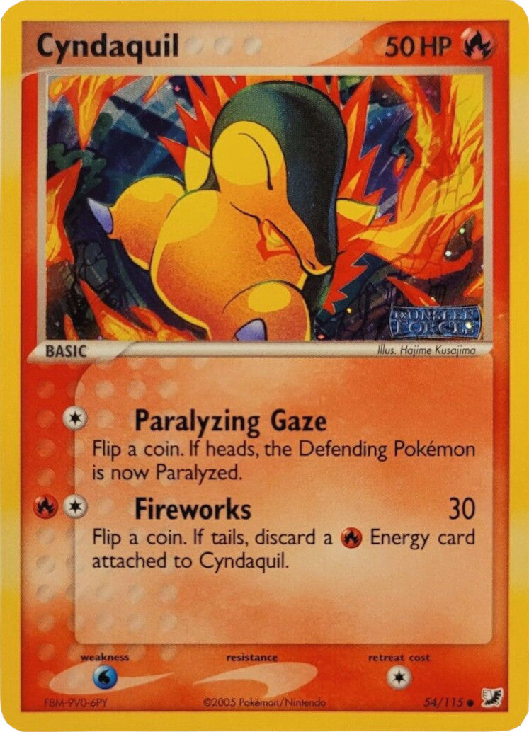 Cyndaquil (54/115) (Stamped) [EX: Unseen Forces] - Pokémon - Card Brawlers | Quebec | Canada |