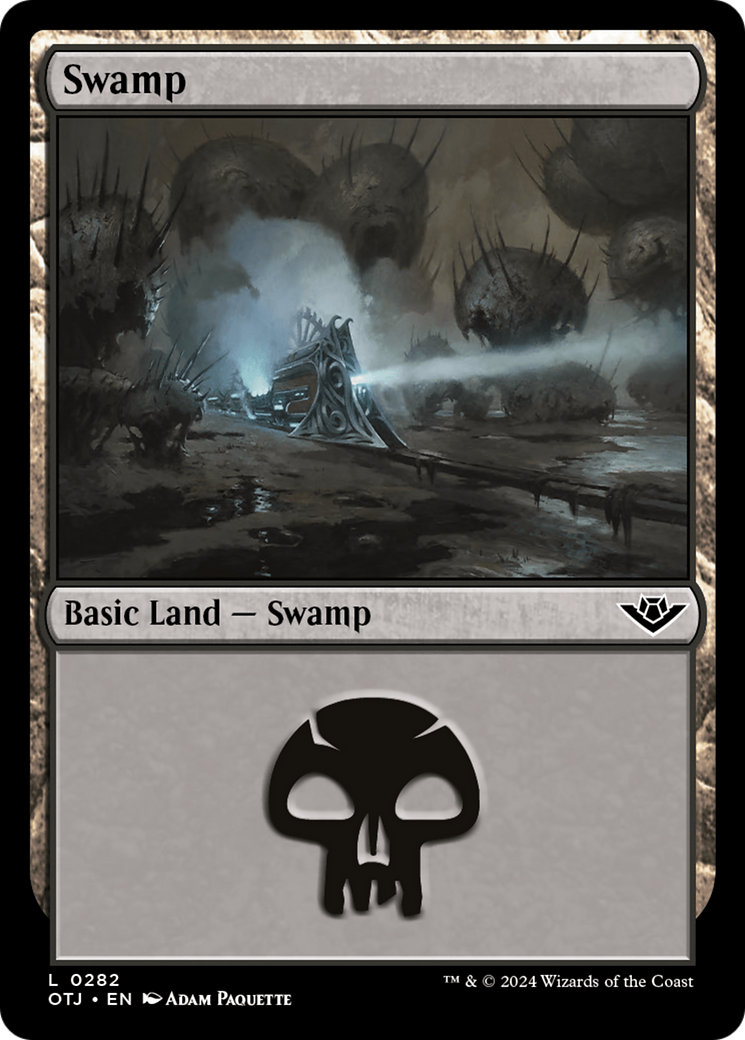 Swamp (0282) [Outlaws of Thunder Junction] - Magic: The Gathering - Card Brawlers | Quebec | Canada |