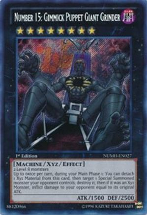 Number 15: Gimmick Puppet Giant Grinder [NUMH-EN027] Secret Rare