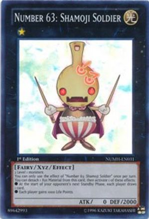 Number 63: Shamoji Soldier [NUMH-EN031] Super Rare - Yu-Gi-Oh! - Card Brawlers | Quebec | Canada |