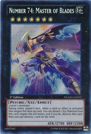 Number 74: Master of Blades [NUMH-EN032] Secret Rare - Yu-Gi-Oh! - Card Brawlers | Quebec | Canada |