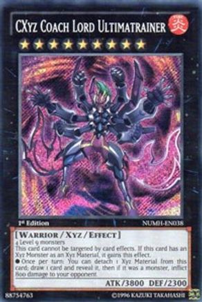 CXyz Coach Lord Ultimatrainer [NUMH-EN038] Secret Rare - Yu-Gi-Oh! - Card Brawlers | Quebec | Canada |
