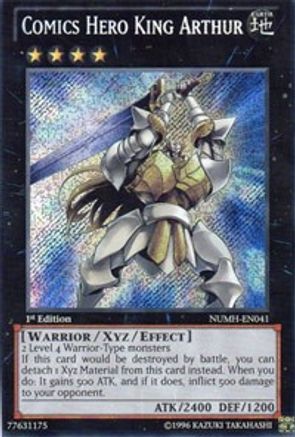 Comics Hero King Arthur [NUMH-EN041] Secret Rare - Yu-Gi-Oh! - Card Brawlers | Quebec | Canada |