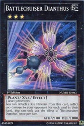 Battlecruiser Dianthus [NUMH-EN043] Super Rare - Yu-Gi-Oh! - Card Brawlers | Quebec | Canada |