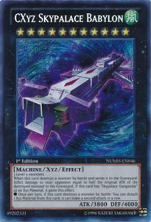 CXyz Skypalace Babylon [NUMH-EN046] Secret Rare - Yu-Gi-Oh! - Card Brawlers | Quebec | Canada |